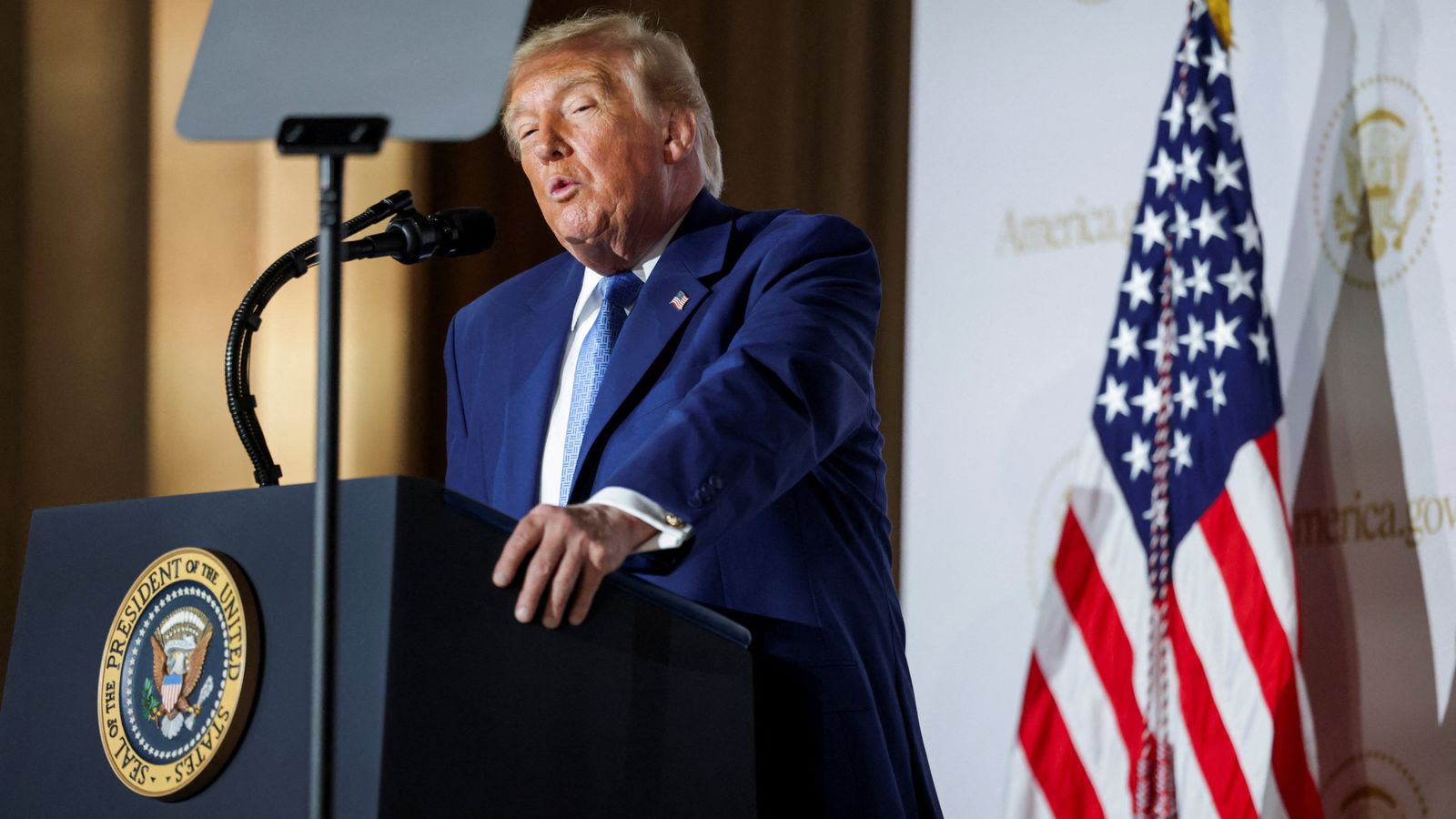 Tech latest: Trump launches new AI service as he declares 'I will never stifle the growth of technology' | Science, Climate & Tech News