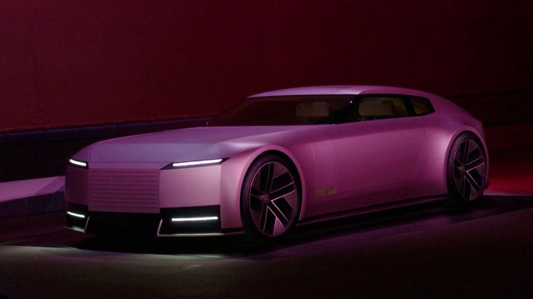A view of Jaguar's concept Type 00 electric car. Pic: JLR/Reuters