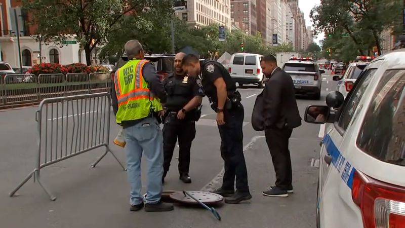 Two men arrested after emerging from manhole near Netanyahu’s hotel, police say