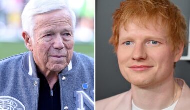Robert Kraft, Ed Sheeran Donating $4 Million to 'Humanitarian Crisis'