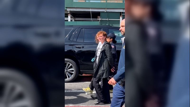 Susan Sarandon, Hannah Einbinder among more than 100 detained during anti-Netanyahu protest outside UN