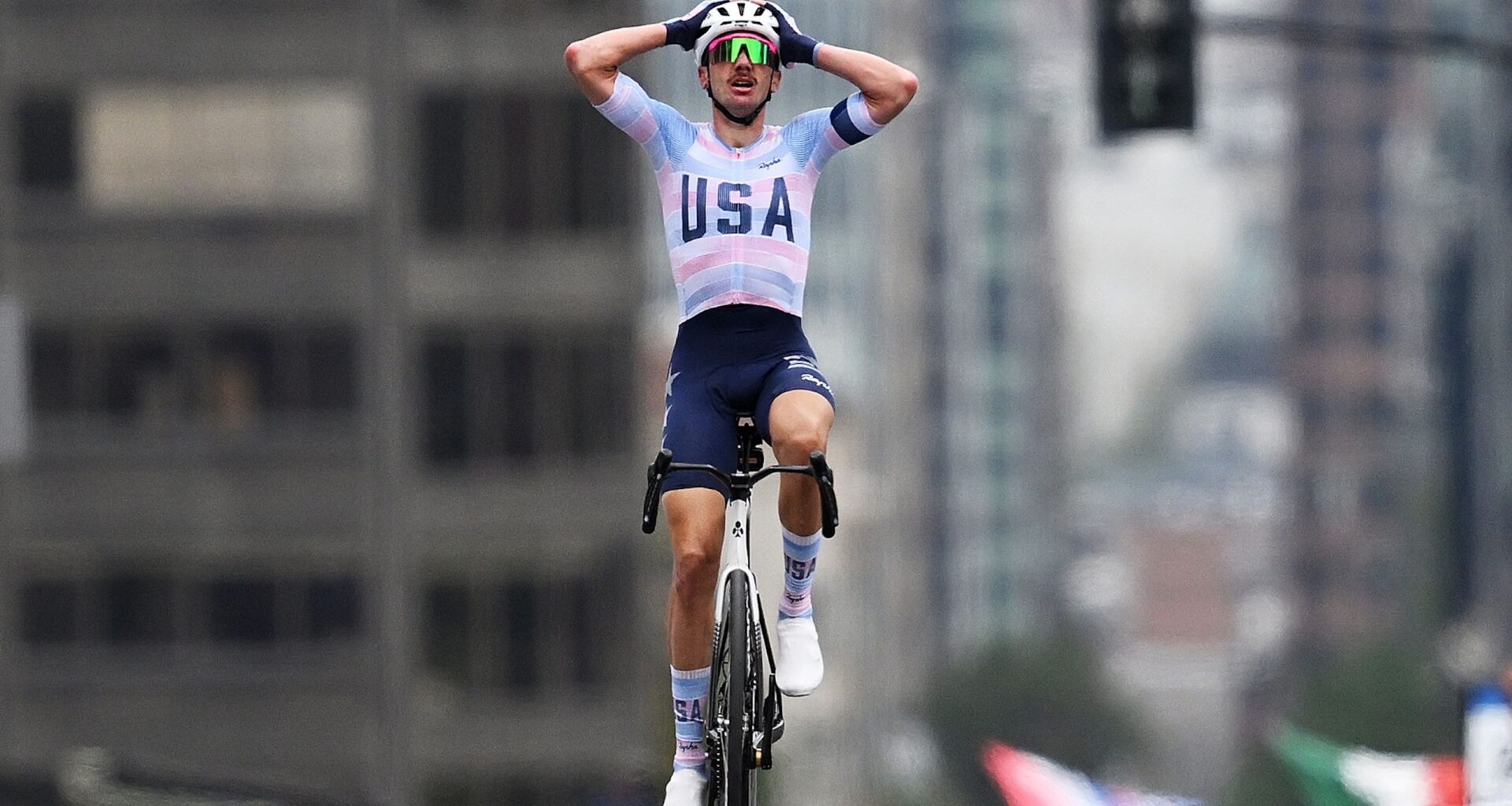 As it happened: American wins men road title after stunning 32km solo ride at Road World Championships