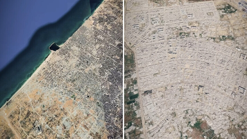 Satellite images reveal vast destruction across Gaza following Israel’s genocide
