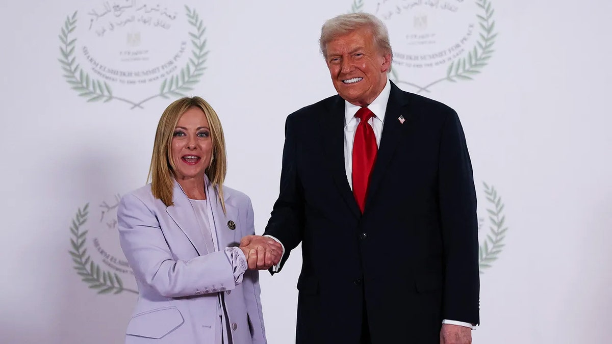 Italian Prime Minister Meloni and Trump