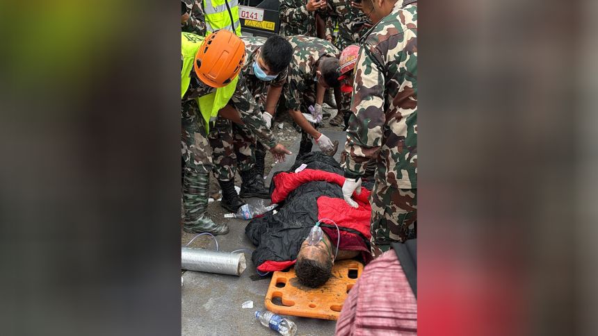 A man was pulled alive from a tunnel at Nepal’s Trishuli 3A Hydropower project, in Rasuwa district, Nepal on Friday, September 4, 2026.