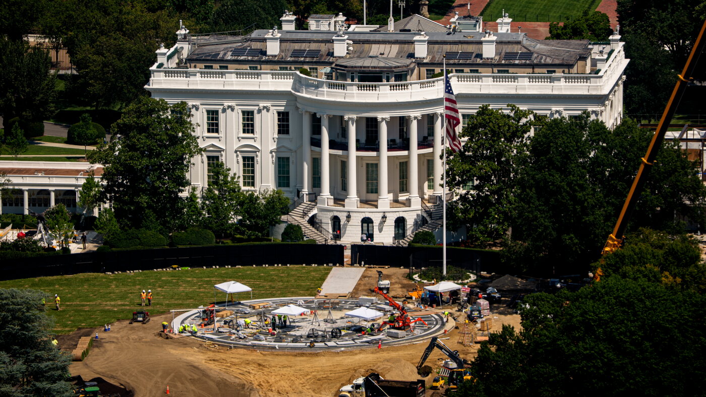 Up First briefing: Trump's ballroom; Dan Driscoll; G20; Mail-in voting : NPR