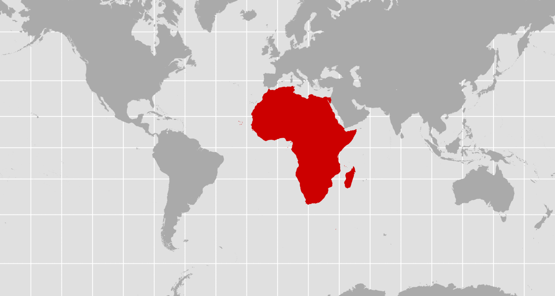 U.N. backs new world map showing Africa in true relative size : NPR