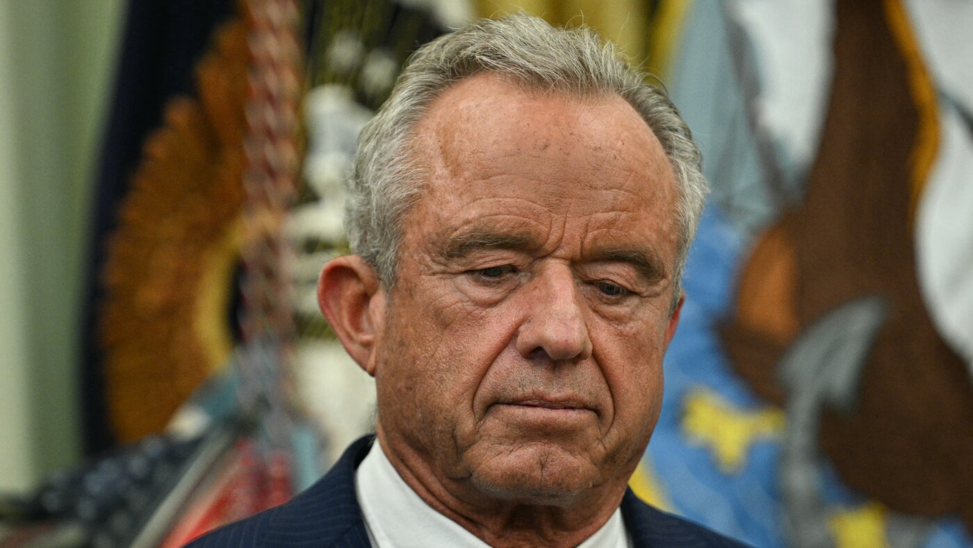 RFK Jr. reveals advances worth $4 million to write 2 books : NPR
