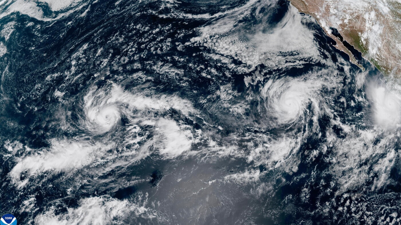 El Niño drives busy Pacific hurricane season while the Atlantic remains quiet : NPR