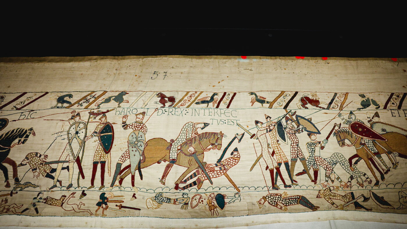 Bayeux Tapestry goes on display at British Museum : NPR