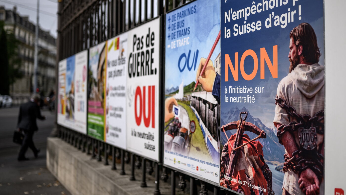 Switzerland’s big vote on neutrality : NPR