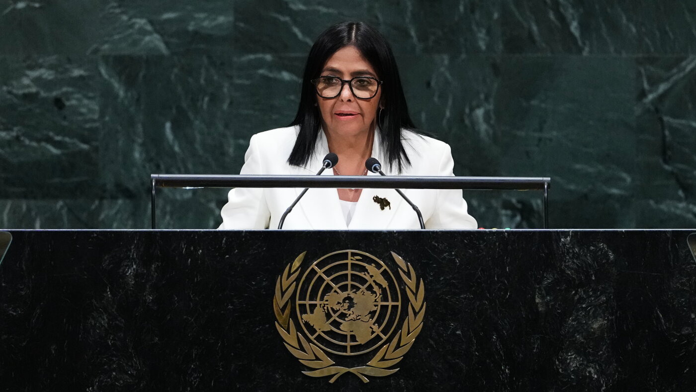 Venezuela's acting leader promises elections at the 'right moment' : NPR