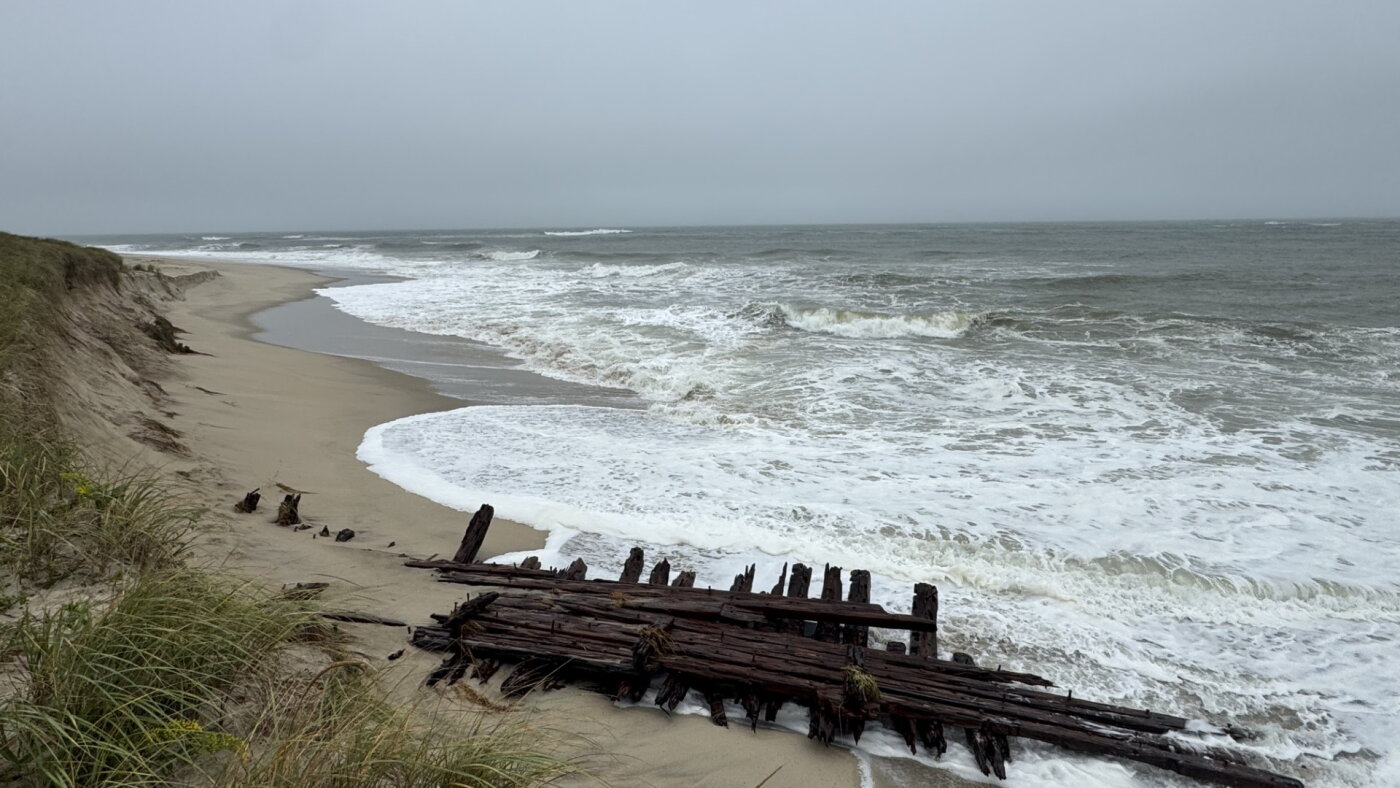 Nantucket shipwreck uncovered by Nor'easter : NPR