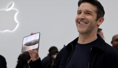 Apple's new CEO unveils a foldable iPhone : NPR