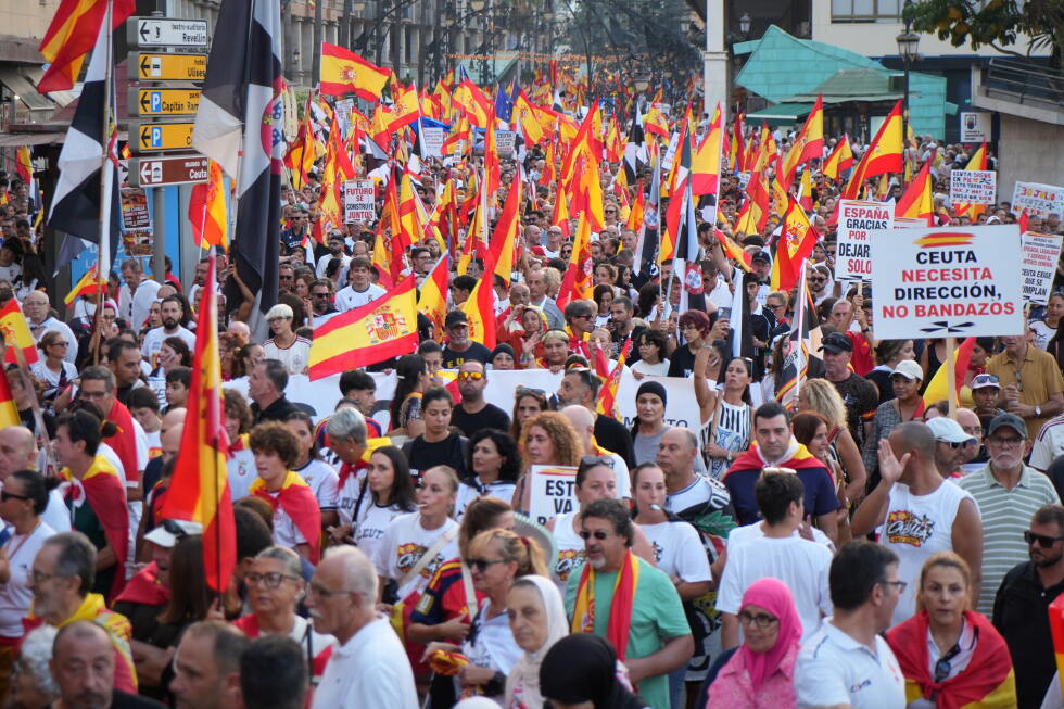 Ceuta border crisis tensions overshadow annual public celebration