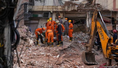Rescuers look for survivors after New Delhi hostel collapse kills 7
