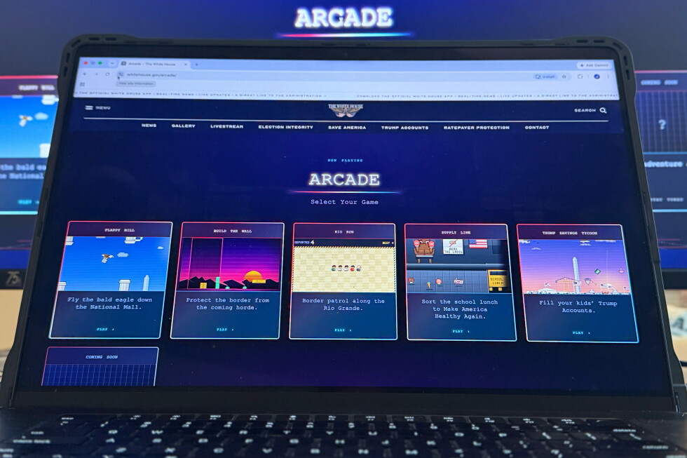 White House debuts online games that promote Trump's policies