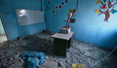 Iranian families grieve at school where US attack on first day of war killed dozens