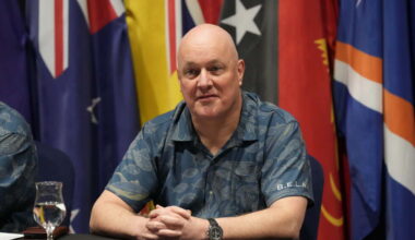 Nauru dissents as Pacific leaders voice concern about a Chinese missile