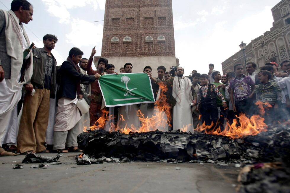 Iran-backed Houthis say airstrikes by Saudi-backed forces are hitting Yemen