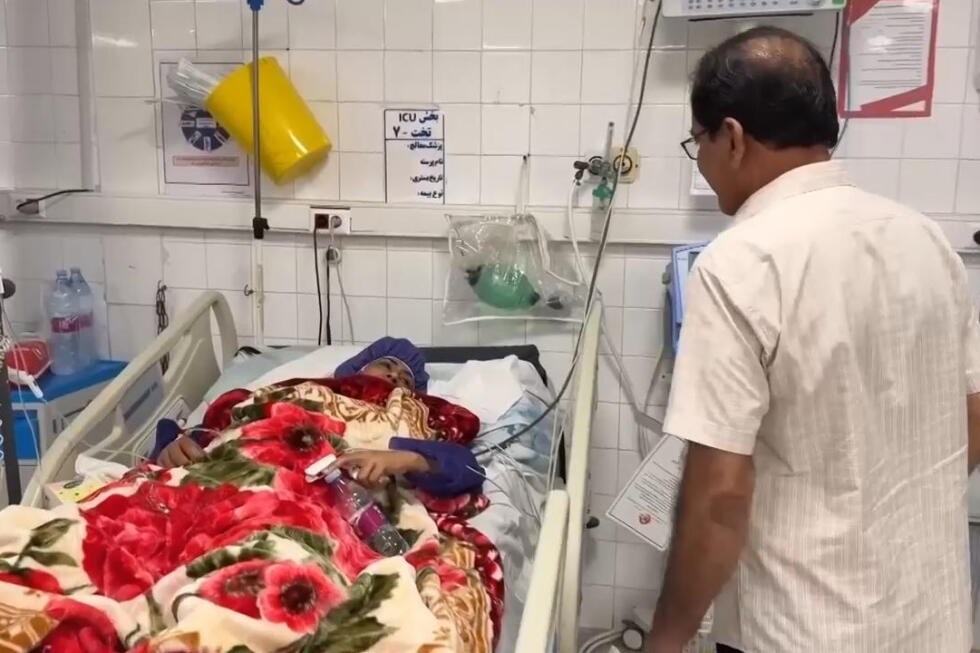 Injured people in Iran hospital recall strikes that killed five at wedding in south of country