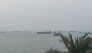 Video shows vessels near Strait of Hormuz amid tensions between Iran and U.S