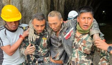 Rescuers in Nepal pull 2 people alive from the debris 10 days after floods