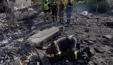 Israeli airstrikes on a village in southern Lebanon kill 12 people