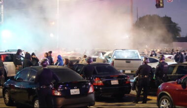 LAPD busts massive street takeover in South Bay, impounding more than 150 vehicles