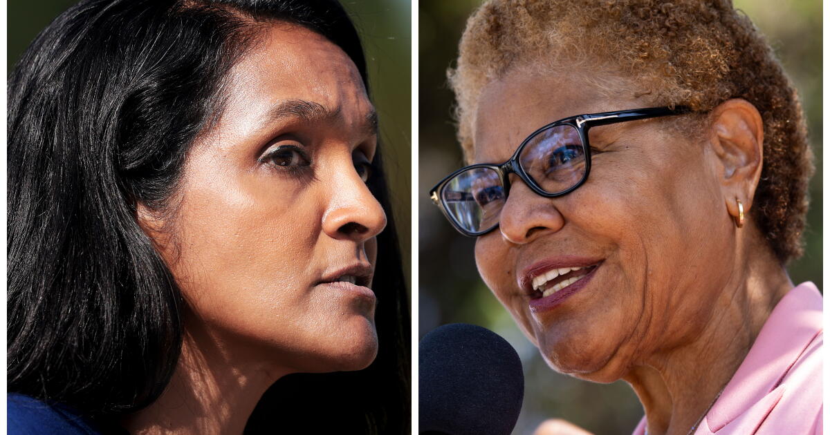 Raman takes big lead over Bass in latest poll for L.A. mayor's race
