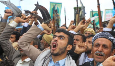 Iran-backed Houthi rebels warn against joining Saudi Arabia in Yemen's growing civil war