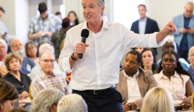 Newsom says he won't run for president if Harris does