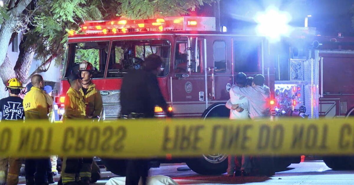 'The mom was screaming.' Teen boy crossing street with sister dies in L.A. crash