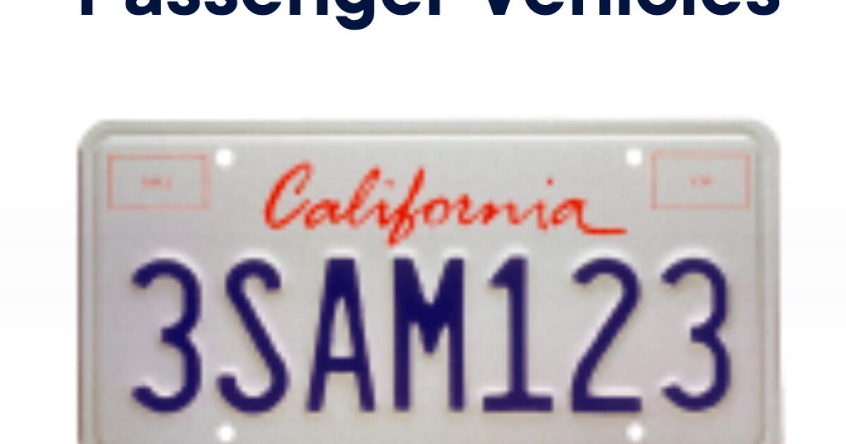 California license plates might look different soon. Here's why