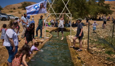 Israeli settlers divert West Bank spring water