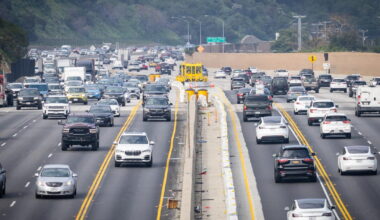 Traffic sign on 405 hacked to display pro-Iran website