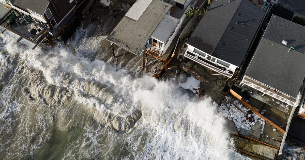 SoCal coastline battered by Marie as El Niño is just getting started