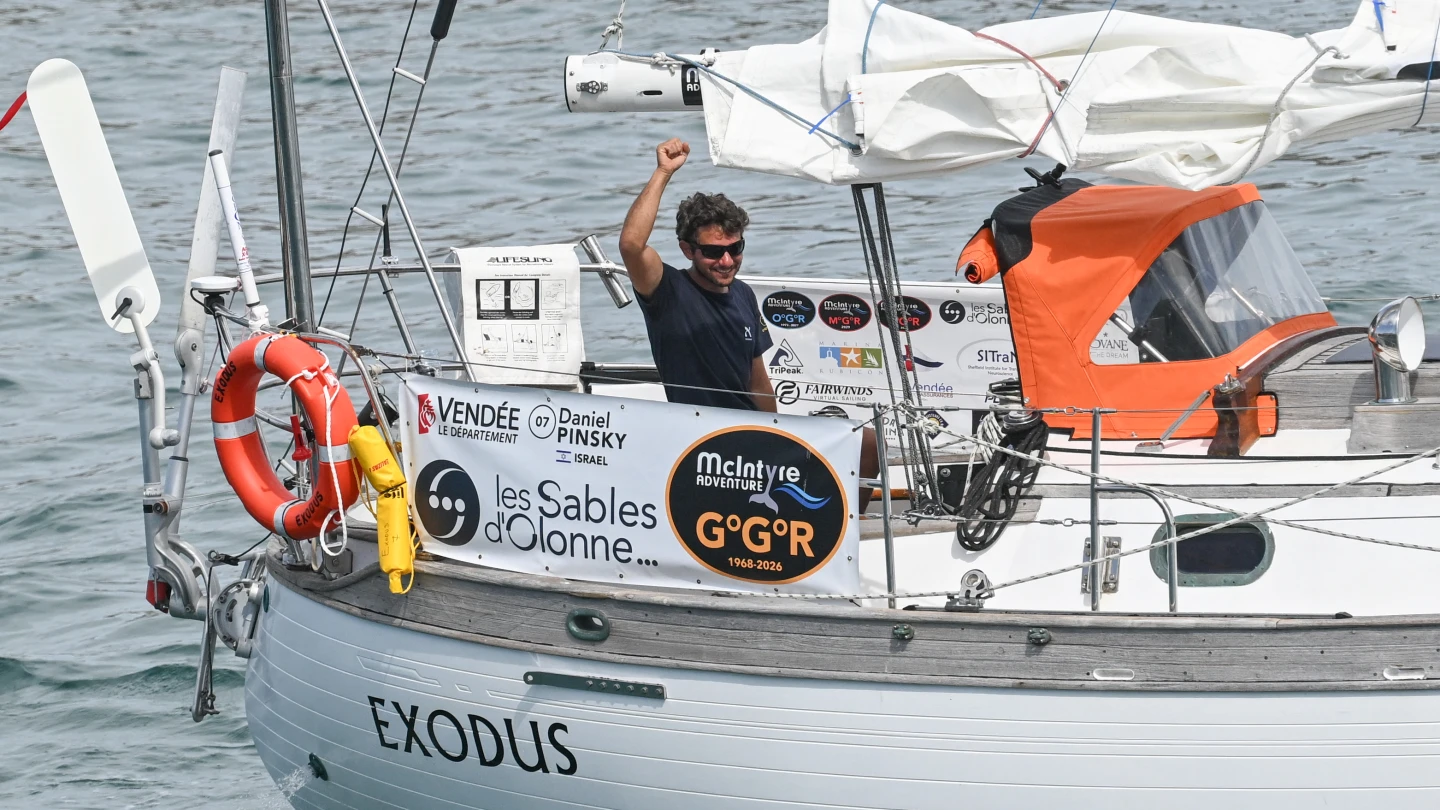 Daniel Pinsky becomes first Israeli sailor to embark on 250-day global race - Israel & Jewish News