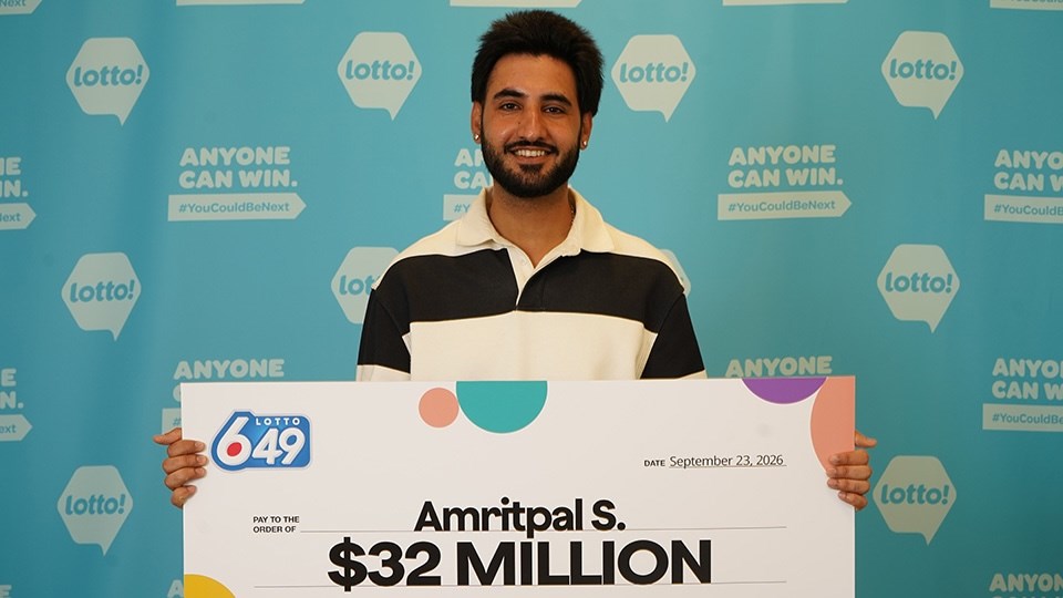 Metro Vancouver lottery winner: Man wins epic $32M jackpot
