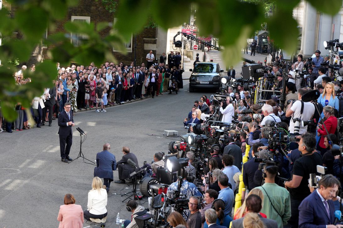 Britain's new Prime Minister Andy Burnham took office in July.