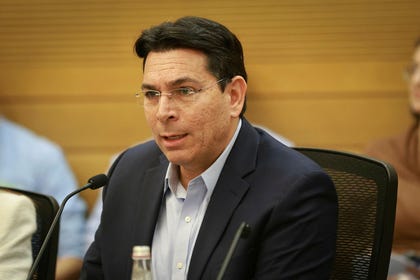 Danny Danon, Israel's ambassador to the United Nations. Leaders like Menachem Begin, Henry Kissinger and Martin Luther King Jr. are "turning in their graves," he wrote. Credit: Noam Revkin-Fenton Danny Danon, Israel's ambassador to the United Nations. Leaders like Menachem Begin, Henry Kissinger and Martin Luther King Jr. are "turning in their graves," he wrote.