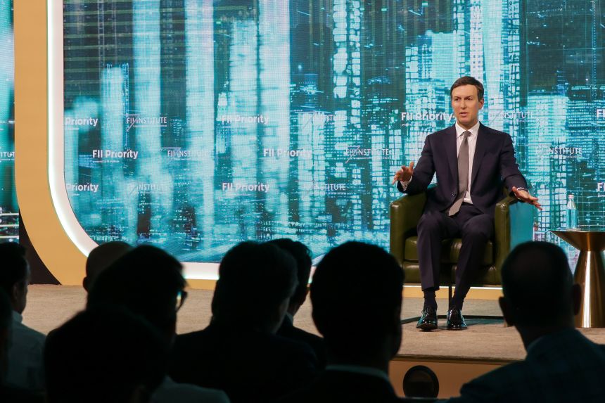 Jared Kushner during the Future Investment Initiative Priority Summit conference in Miami, Florida, on March 26, 2026.