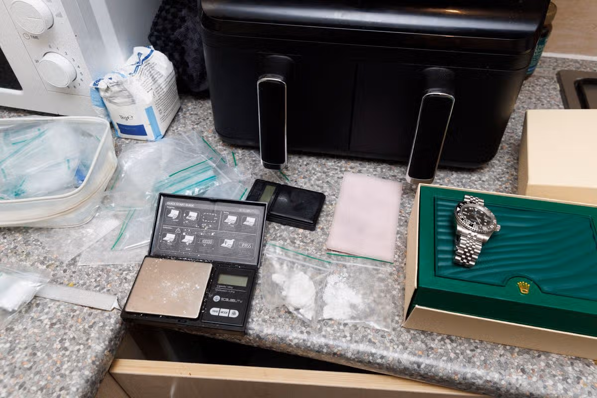 Some of the items seized