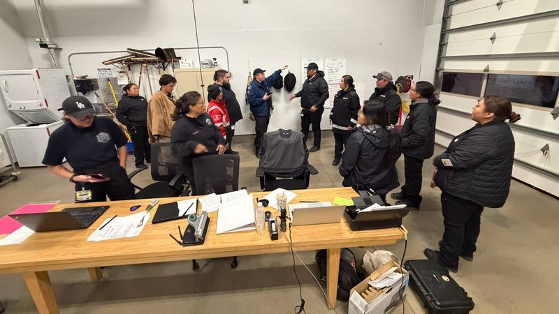 Navajo Department of Emergency Management works to evacuate southeastern Utah communities on Saturday, Oct. 24 ahead of major flooding. (Photo: Navajo Police Department)