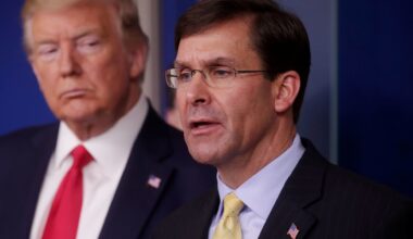 Ex-U.S. defense secretary Esper: No end in sight for the Iran war
