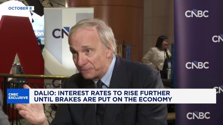 Interest rates will continue rising until brakes are put on the economy: Ray Dalio