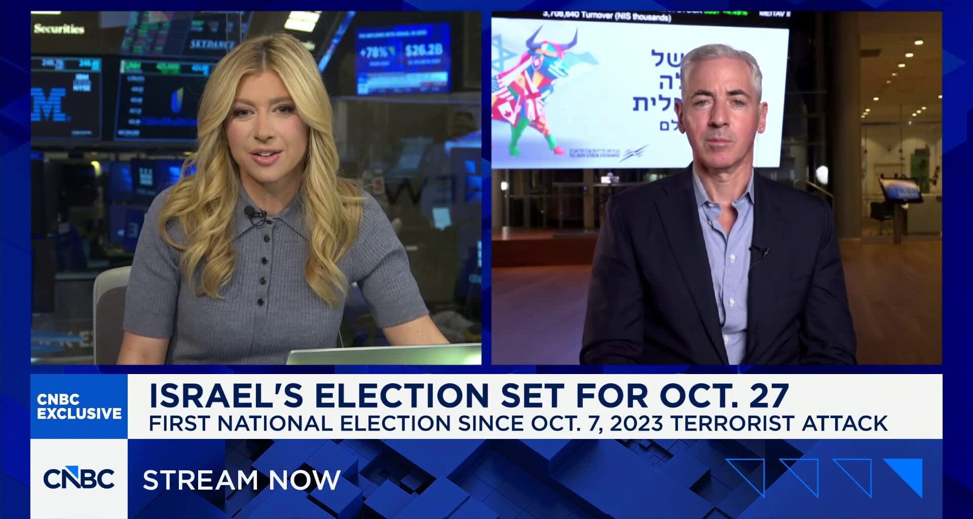 Pershing Square CEO Bill Ackman: I'm a big believer in Israel long-term
