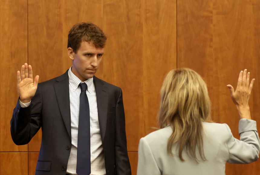 Patrick Clancy was sworn in and testified at Lindsay Clancy's murder trial in July 2026.