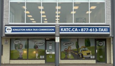 The Kingston Area Taxi Commission office on Division Street in Kingston, Ont. on Wednesday, Nov. 19, 2025 (Photo by Elliot Ferguson/The Whig-Standard/Postmedia Network)