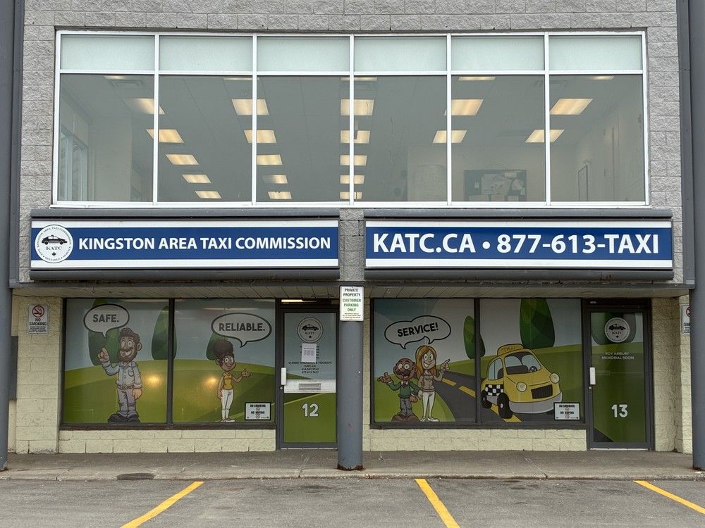 The Kingston Area Taxi Commission office on Division Street in Kingston, Ont. on Wednesday, Nov. 19, 2025 (Photo by Elliot Ferguson/The Whig-Standard/Postmedia Network)